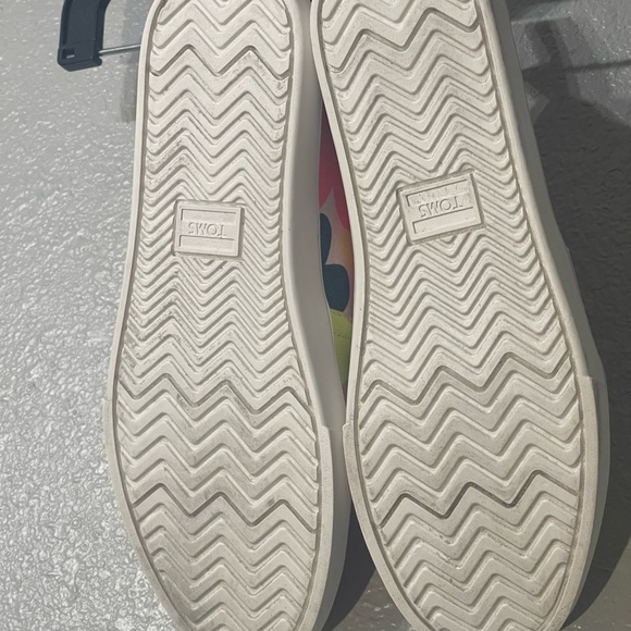 TOMS Alpargata Cupsole Slip On shoes Egret Retro floral 1 Size 6.5 - Picture 6 of 9
